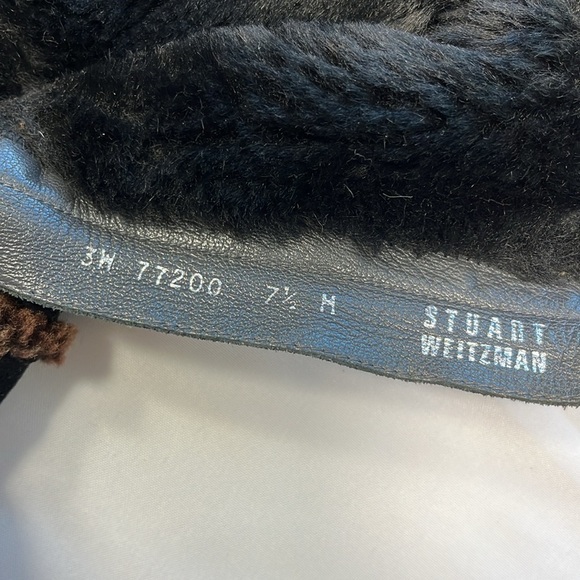Stuart Weitzman Mid-calf Suede Moto Boots, Women’s 7.5 - Picture 12 of 13